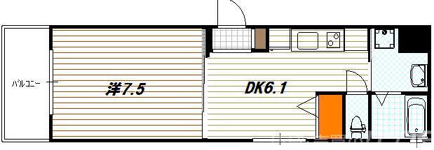 VIA鴨川東の間取り