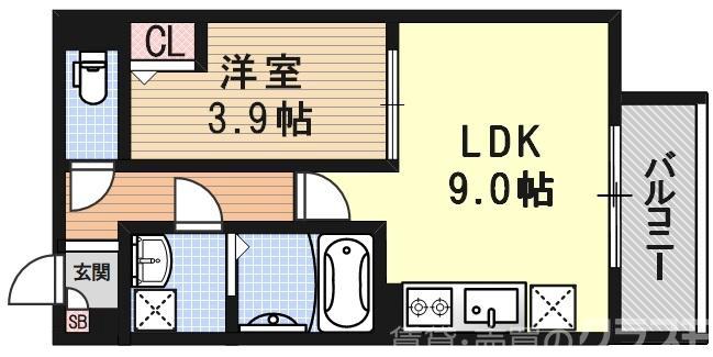 ブバルディアの間取り