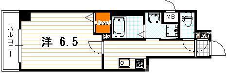 アスヴェル京都東寺前の間取り