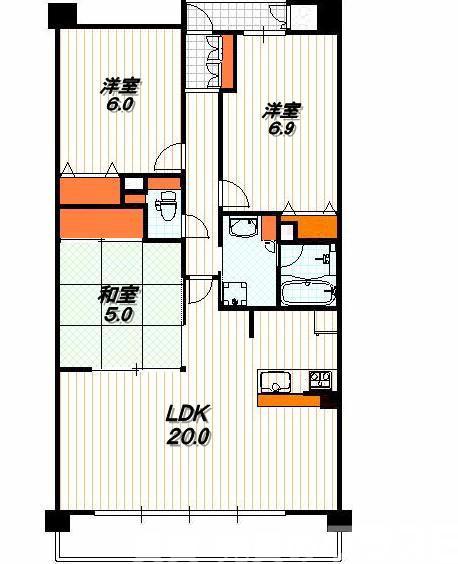 ユニーブル京都紫野の間取り