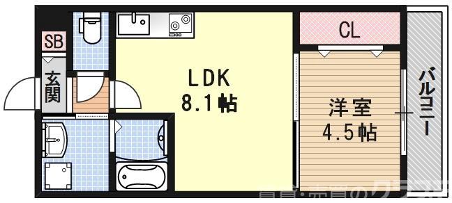 サクシード伏見西町の間取り
