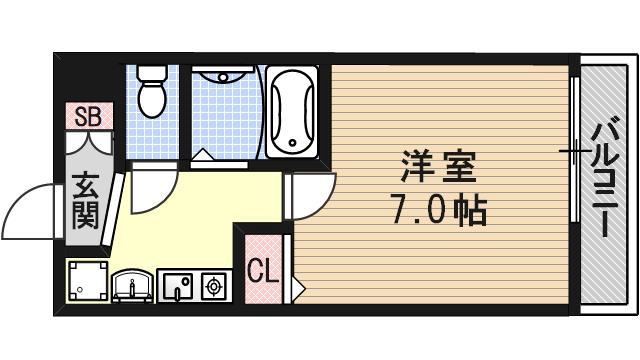 KDXレジデンス西院の間取り