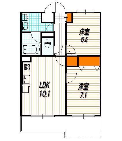 エスポアール西大路の間取り