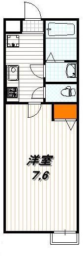 フラッティ四条大宮Ⅱの間取り