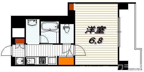 アスヴェル京都堀川高辻の間取り