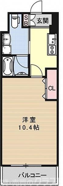 レジディア洛北の間取り