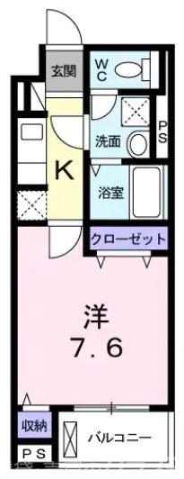 パレス山科西野の間取り