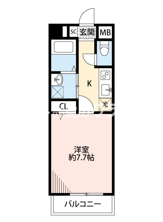 TOCCHI壱番館の間取り