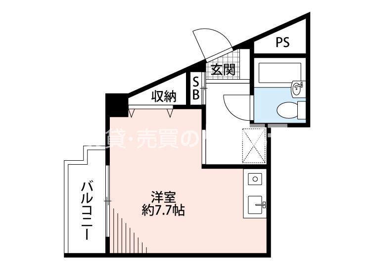 シャロウズイン中瀬の間取り