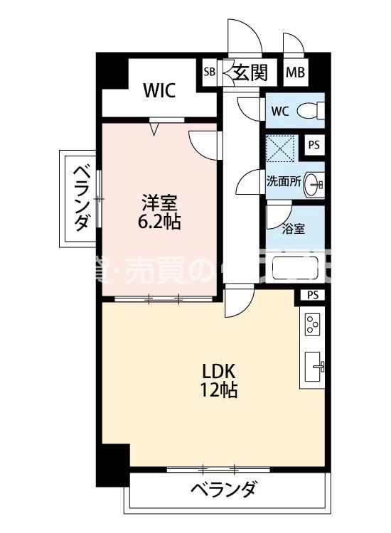 プラシード新町の間取り
