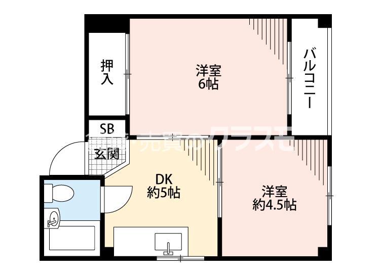 ロータスハイツの間取り