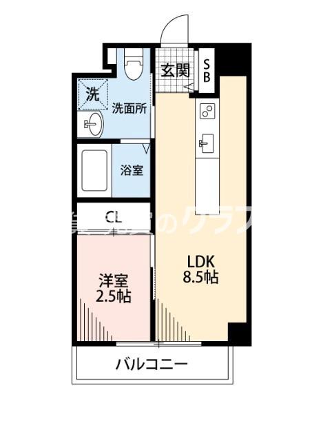 アイボリーポワント難波WESTの間取り