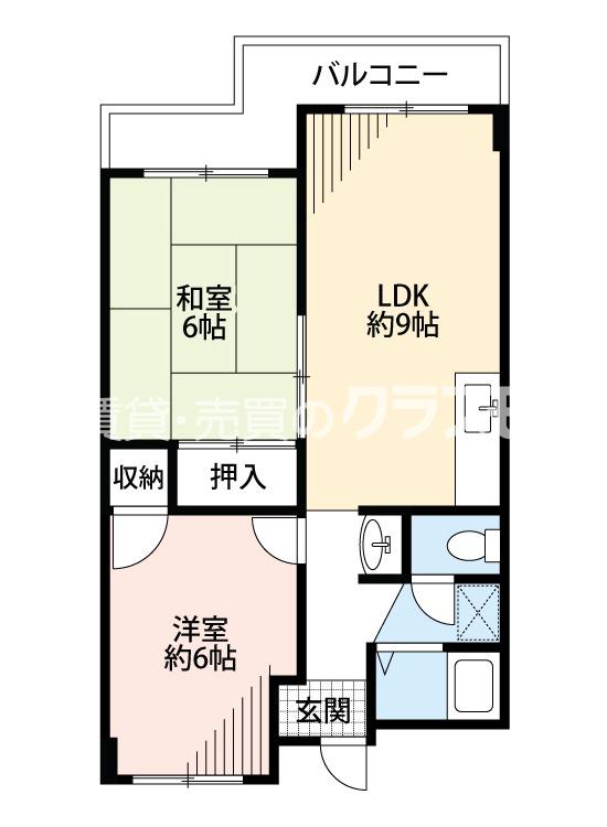 栄平尾マンションの間取り
