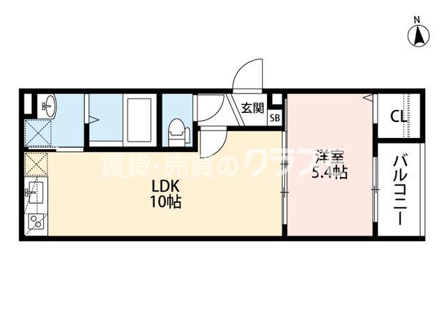 ブルーグレイス大正の間取り