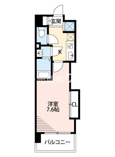 浪速西の完工年月(2019年2月)築の賃貸マンションの間取り