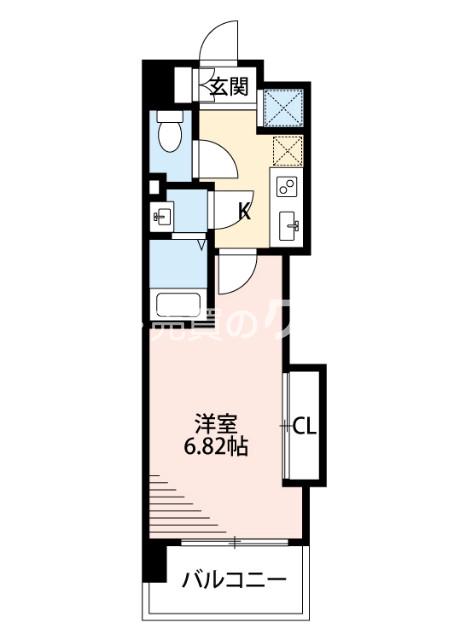 浪速西の完工年月(2019年2月)築の賃貸マンションの間取り