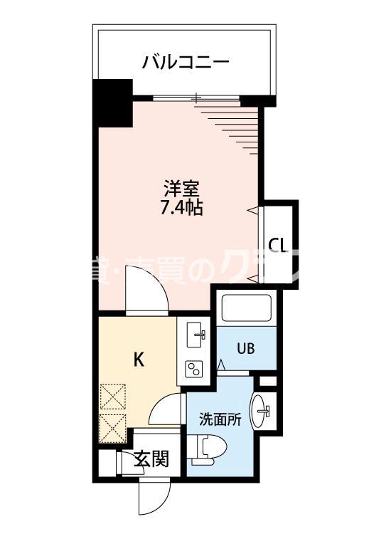 ラグゼ江戸堀の間取り