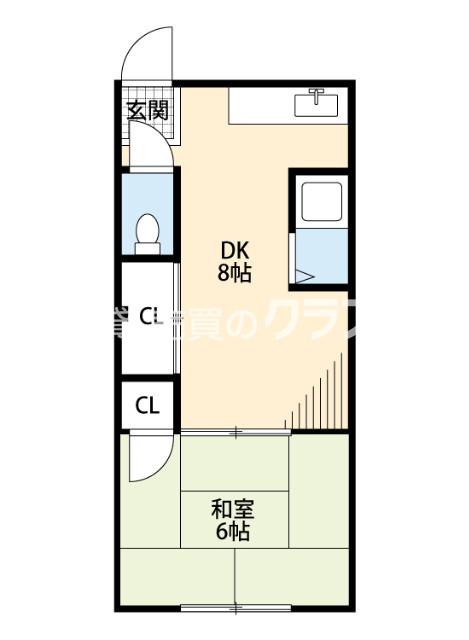 金城マンションの間取り