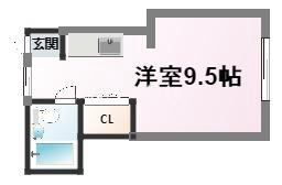 妙法寺の完工年月(1966年11月)築の賃貸アパートの間取り