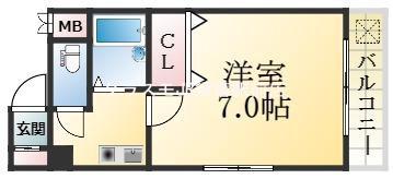 戸政町の完工年月（1997年3月）築の賃貸マンションの間取り