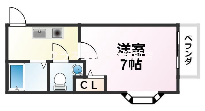アメニティハイツ須磨寺の間取り