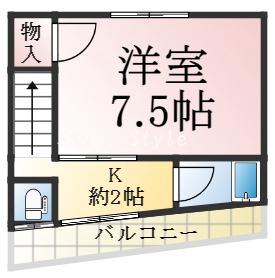 須磨浦3ハイツの間取り