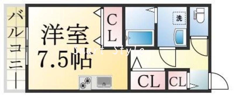 パルフラッツ王居殿の間取り