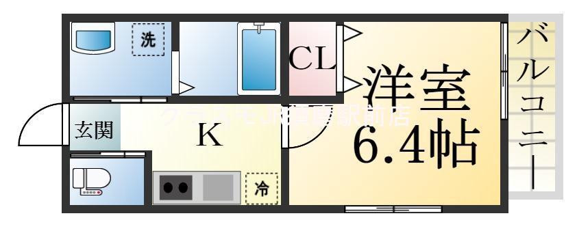ベルメール東垂水の間取り