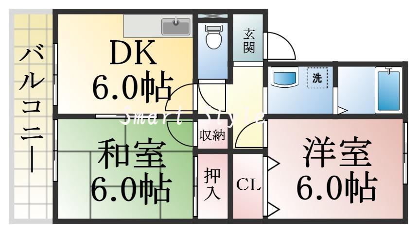 クレスト晴雅の間取り