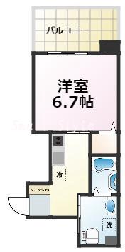 ワコーレヴィータ鷹取駅前の間取り