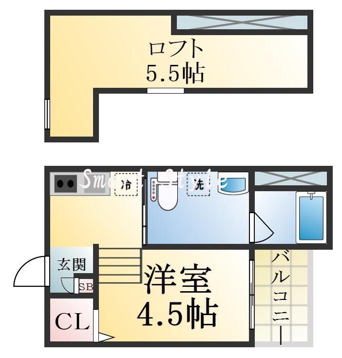 クレアージュ山手の間取り