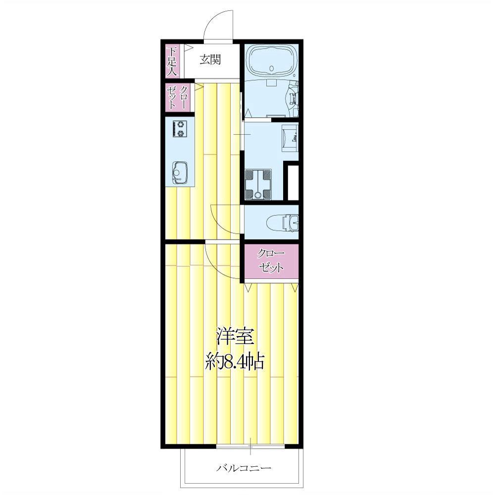 東御旅町の完工年月（2018年3月）築の賃貸アパートの間取り