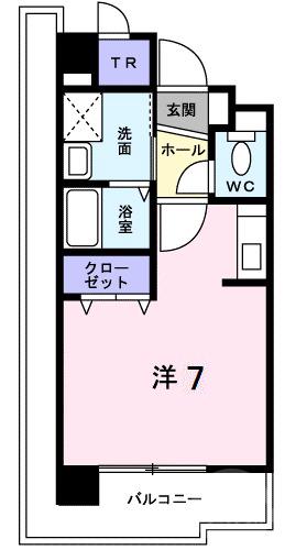 東一津屋の完工年月（2002年8月）築の賃貸マンションの間取り