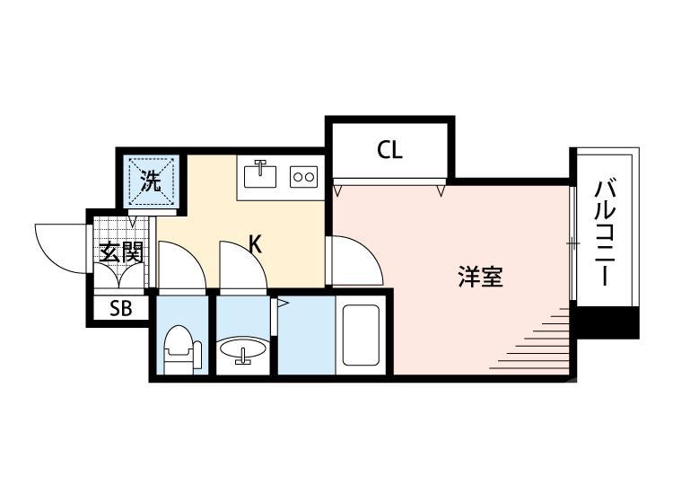 正雀本町の完工年月(2019年3月)築の賃貸マンションの間取り