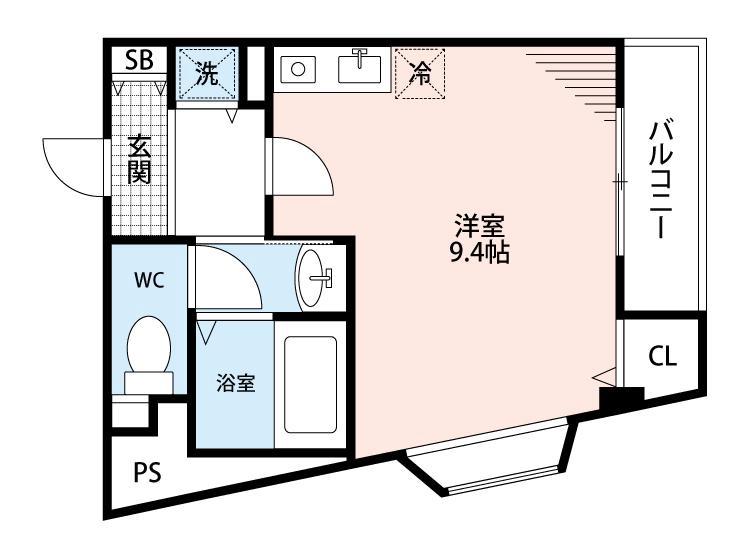 泉町の完工年月(2004年3月)築の賃貸マンションの間取り