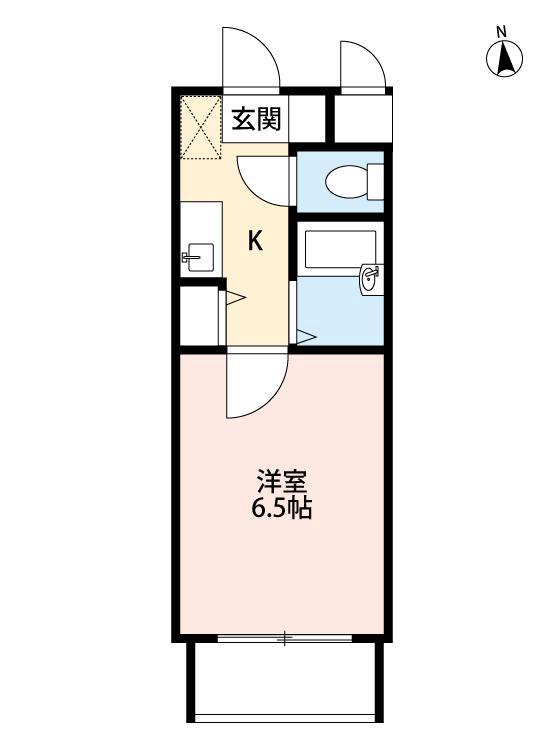 垂水町の完工年月(1998年3月)築の賃貸マンションの間取り