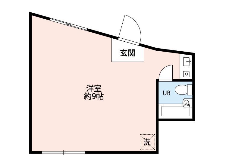 泉町の完工年月(1986年3月)築の賃貸マンションの間取り