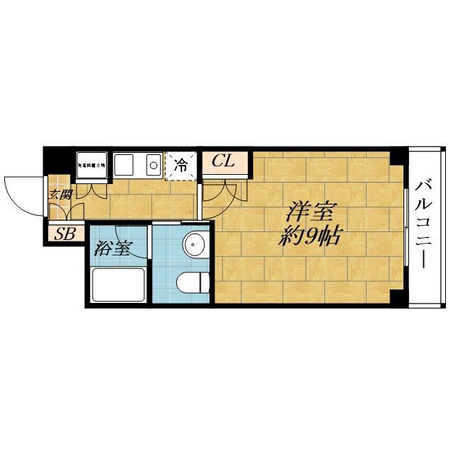 出口町の完工年月(2004年3月)築の賃貸マンションの間取り
