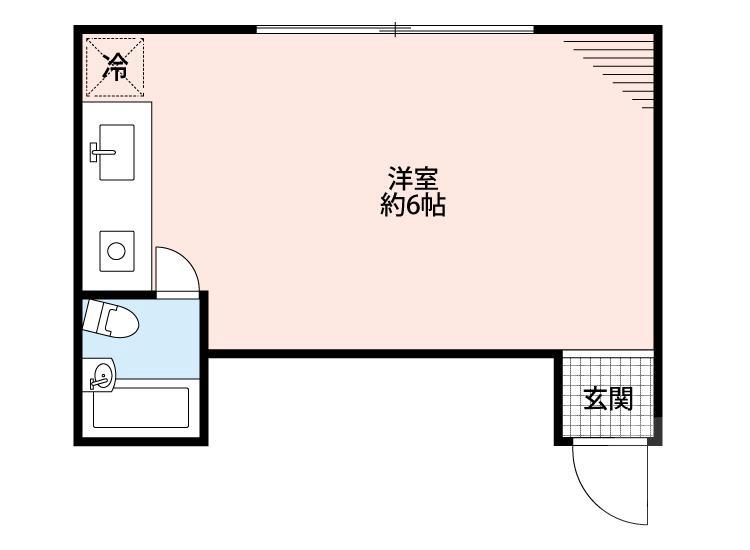 寿町の完工年月(1985年2月)築の賃貸アパートの間取り