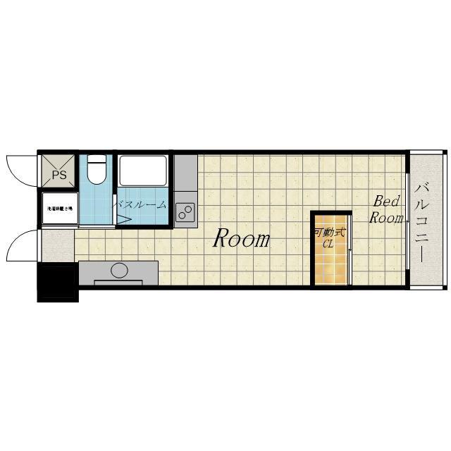 片山町の完工年月(2008年3月)築の賃貸マンションの間取り