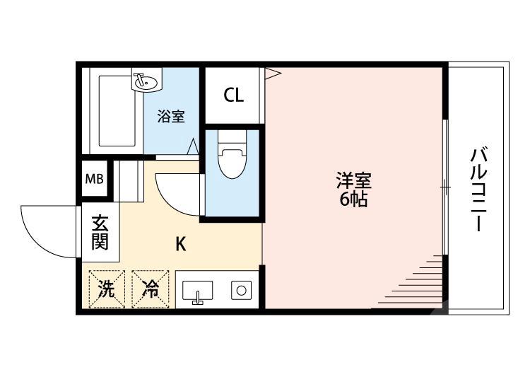 正雀の完工年月(1998年3月)築の賃貸アパートの間取り