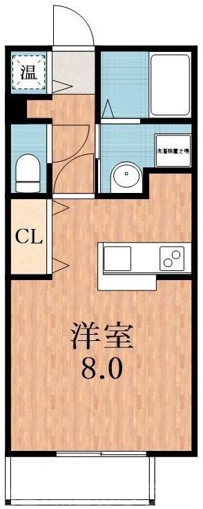 住道矢田の完工年月(2007年9月)築の賃貸アパートの間取り