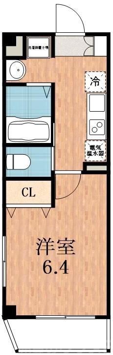 東粉浜の完工年月(2019年2月)築の賃貸マンションの間取り