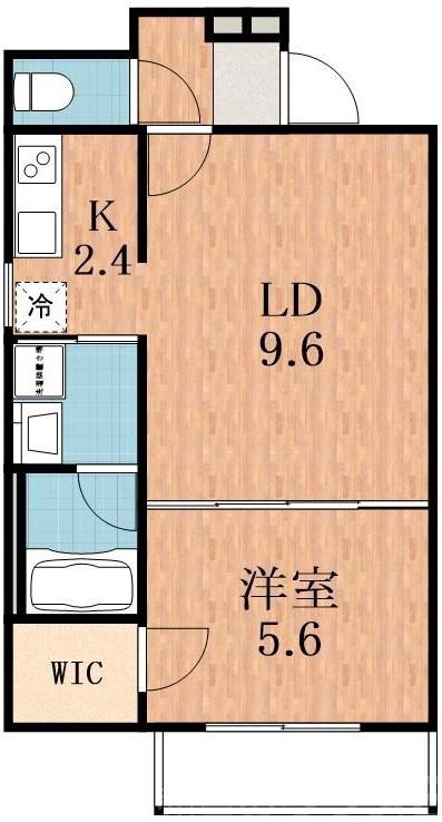 長吉出戸の完工年月(2019年6月)築の賃貸アパートの間取り