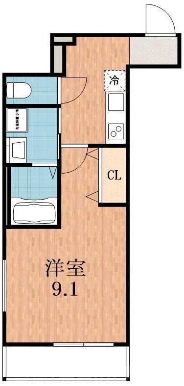 杭全の完工年月(2018年7月)築の賃貸アパートの間取り