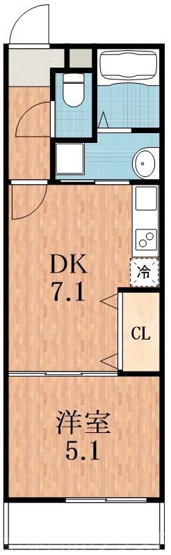 杉本の完工年月(2011年12月)築の賃貸アパートの間取り