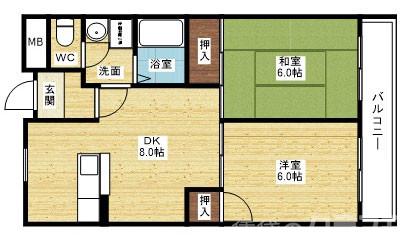グロリアス北大阪の間取り