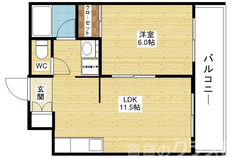 トゥリオーニ豊中南の間取り