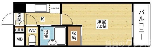 新大阪アネックス土井マンションB棟の間取り