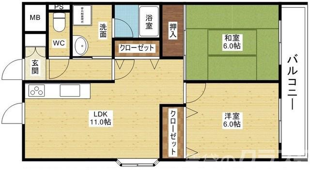 メゾン・ドゥ・ソレイユの間取り